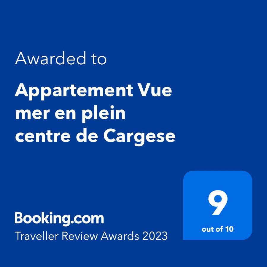 Appartement Vue Mer En Plein Centre De Cargese Luaran gambar